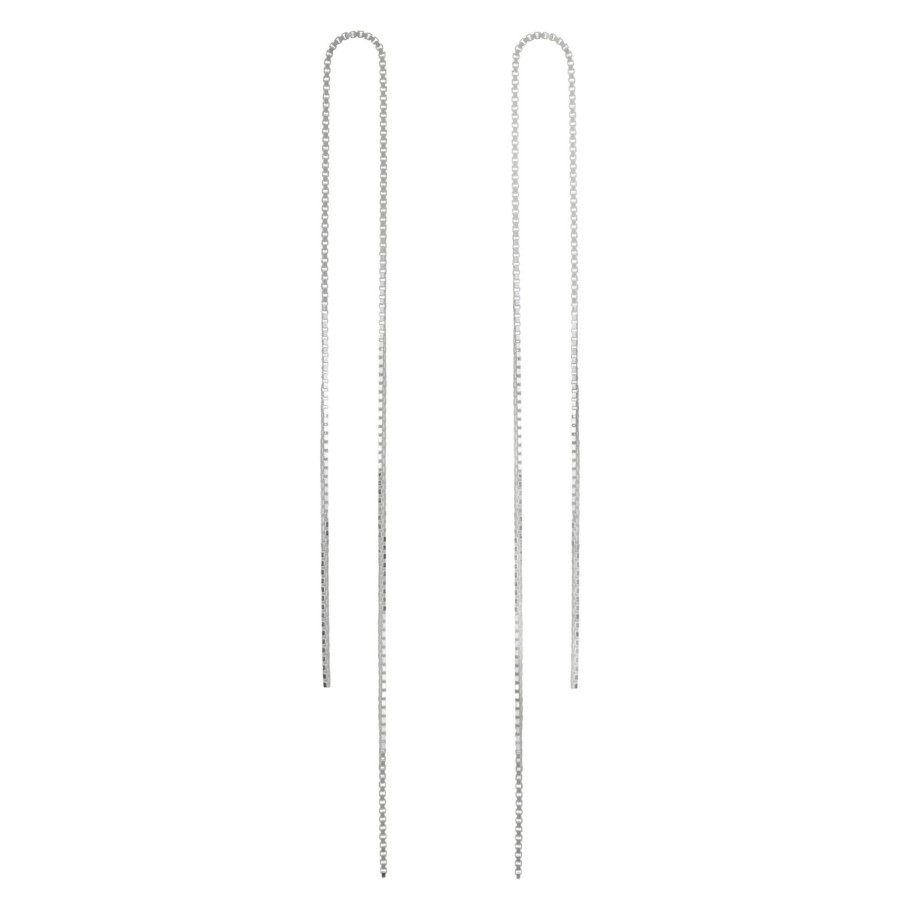 Damen Saskia Diez Schmuck | Fringe Earrings Silver