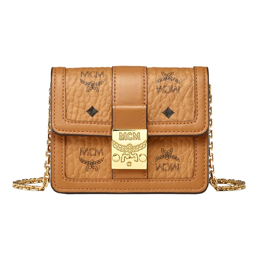 Damen Mcm Portemonnaies & Kartenetuis | Tracy Crossbody-Kartenetui In Visetos