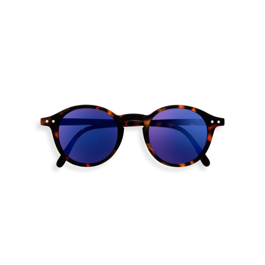 Damen Izipizi Brillen & Sonnenbrillen | Junior Sun #D Tortoise Blue Mirror Lenses +0.00