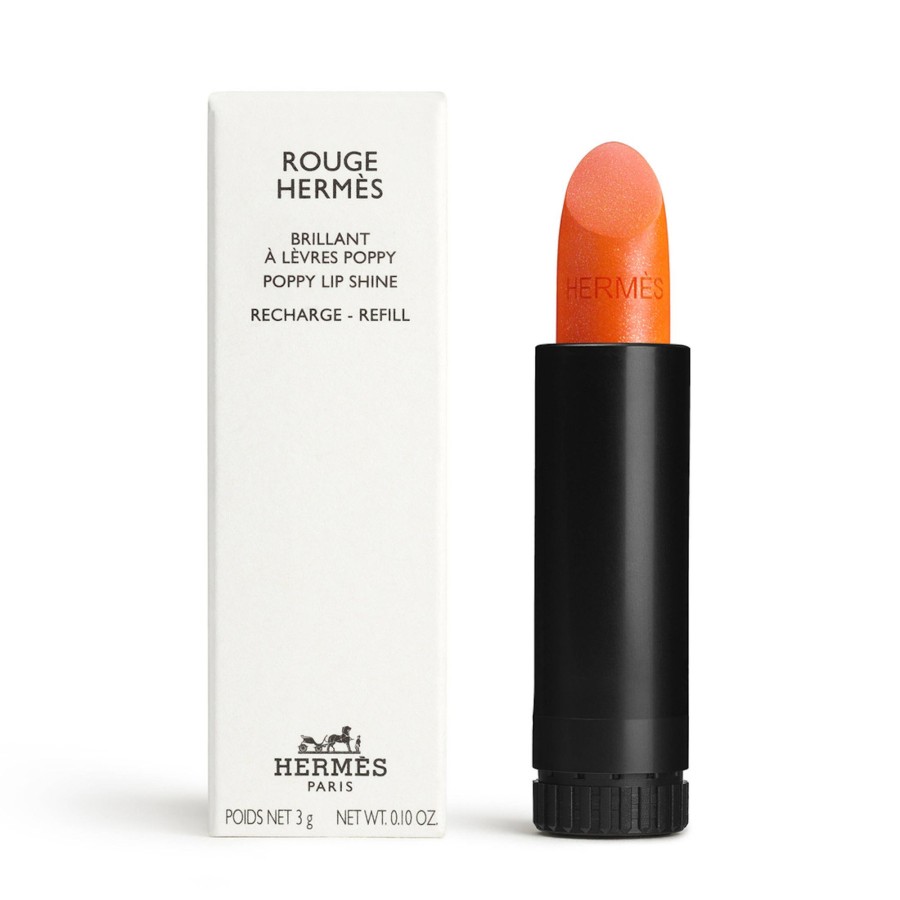 Beauty HERMÈS Lippen | Rouge Hermes Poppy Lip Shine, Nachfullstift