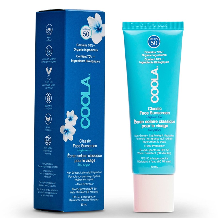 Beauty Coola Sonnenpflege | Classic Spf 50 Face Lotion Fragrance-Free