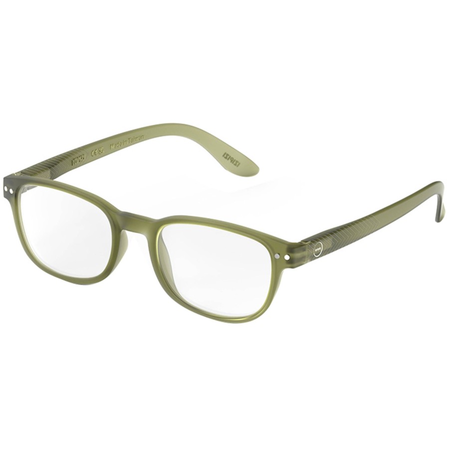 Damen Izipizi Lesebrillen | Lesebrille #B Tailor Green +1