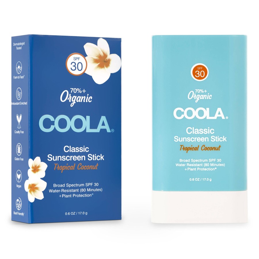 Beauty Coola Sonnenpflege | Classic Sunscreen Stick Spf 30 - Tropical Coconut