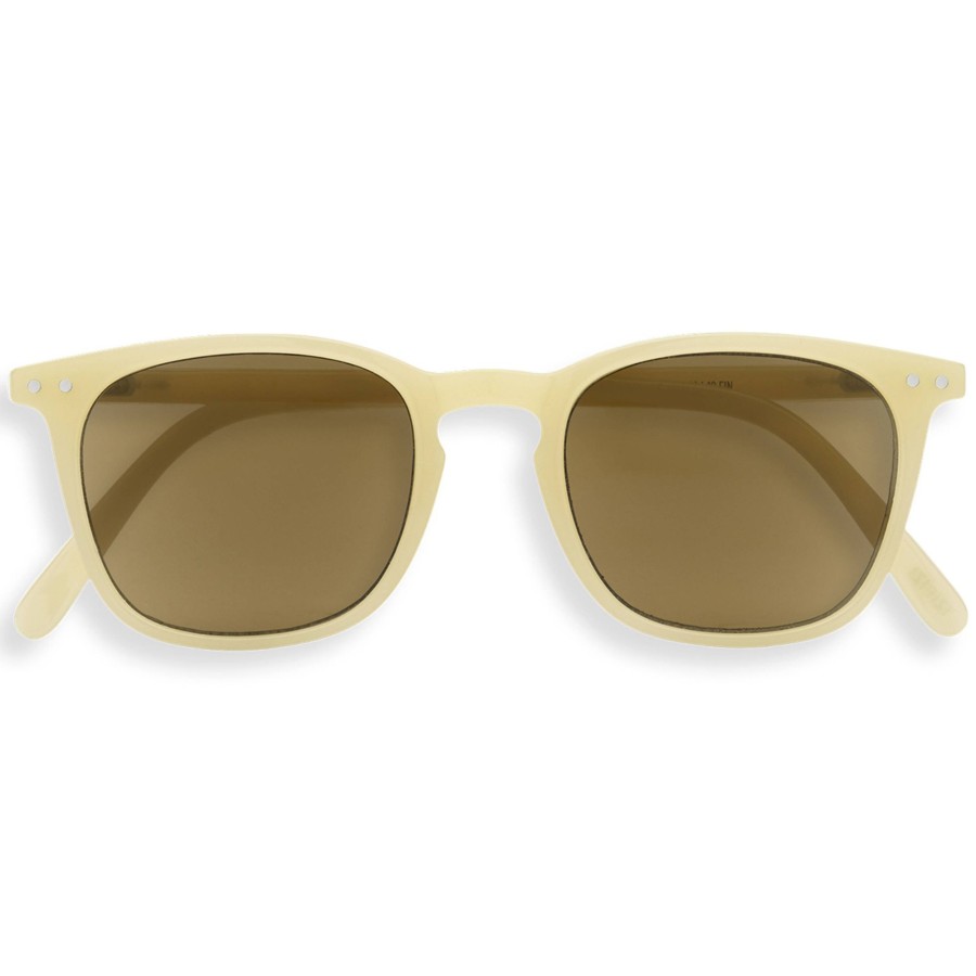 Damen Izipizi Lesebrillen | Sonnenbrille #E Glossy Ivory +1.00