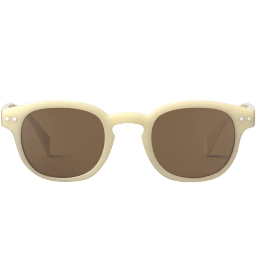 Damen Izipizi Lesebrillen | Sonnenbrille #C Glossy Ivory +1.00