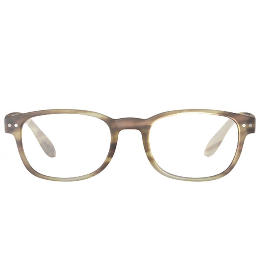 Damen Izipizi Lesebrillen | Lesebrille #B Smoky Brown +1