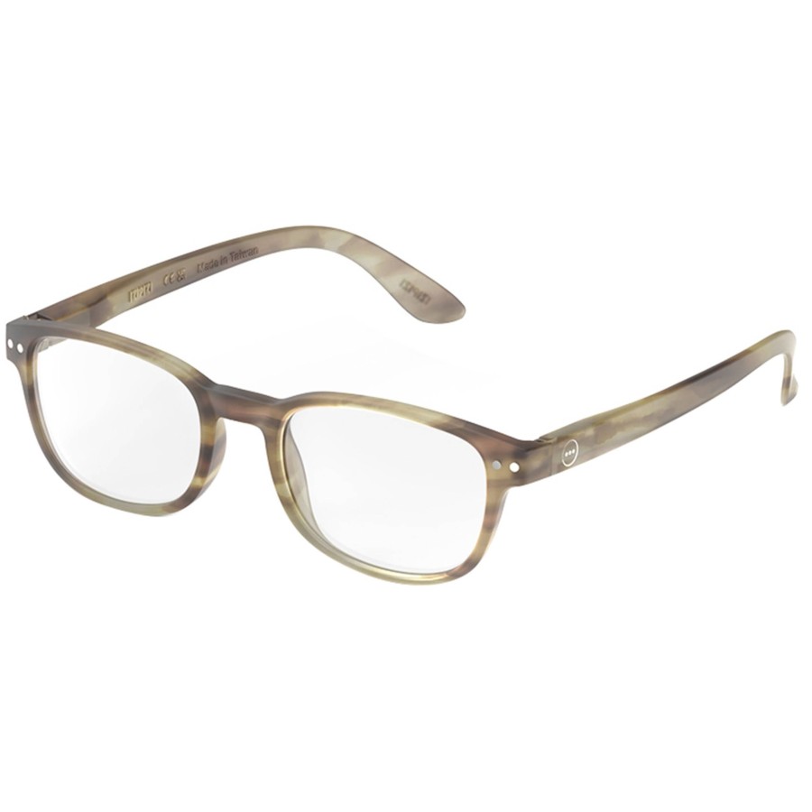 Damen Izipizi Lesebrillen | Lesebrille #B Smoky Brown +1