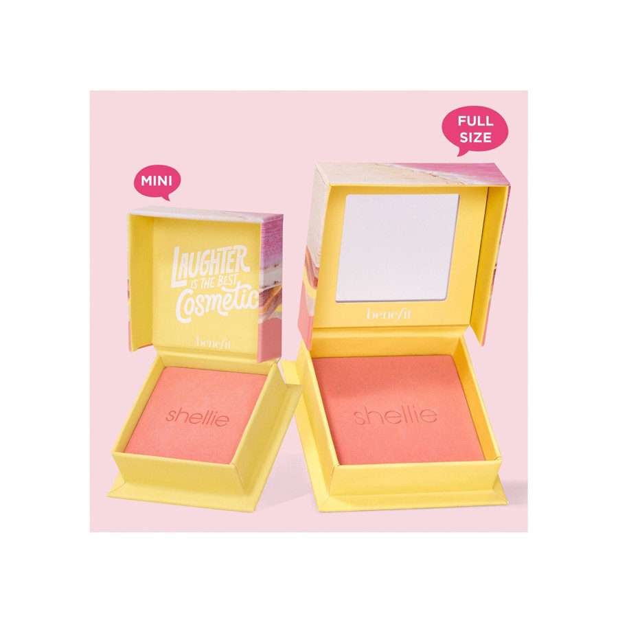 Beauty Benefit Gesicht | Shellie Rouge Mini In Softem Rosa Mit Perlmuttschimmer