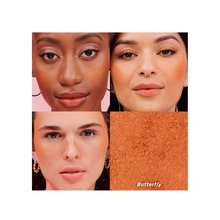 Beauty Benefit Gesicht | Butterfly Rouge In Orange Mit Goldschimmer