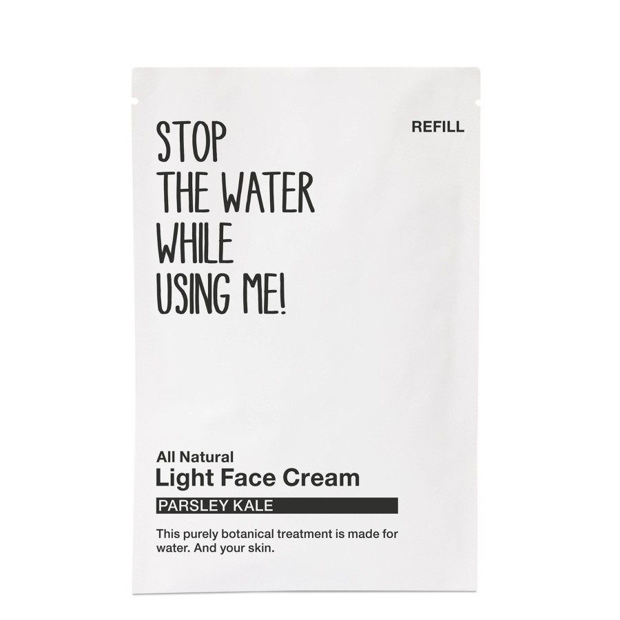 Beauty Stop The Water While Using Me! Gesichtspflege | All Natural Parsley Kale Light Face Cream, Refill Sachet