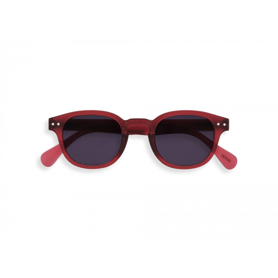 Damen Izipizi Brillen & Sonnenbrillen | Sonnenbrille #C Rosy Red +0.00