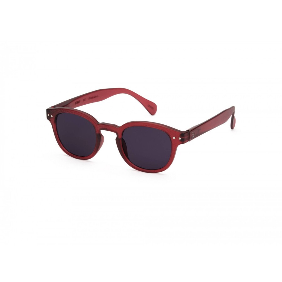 Damen Izipizi Brillen & Sonnenbrillen | Sonnenbrille #C Rosy Red +0.00