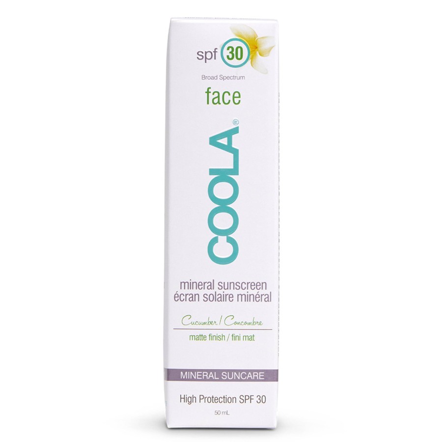 Beauty Coola Sonnenpflege | Mineral Face Moisturizer Spf 30 Matte Finish Cucumber