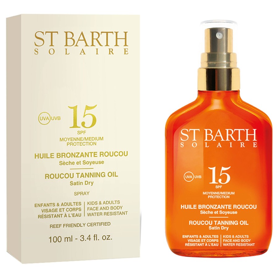 Beauty Ligne St Barth Sonnenpflege | Roucou Tanning Oil Spf 15