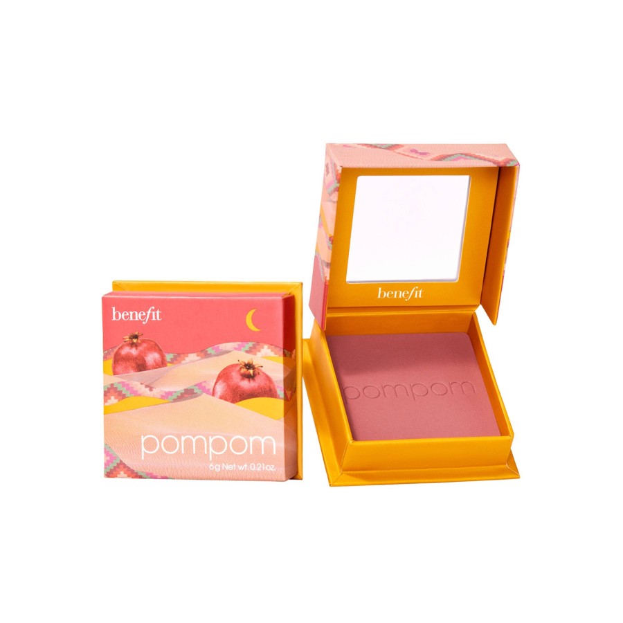 Beauty Benefit Gesicht | Pompom Granatapfel-Rosefarbenes Rouge