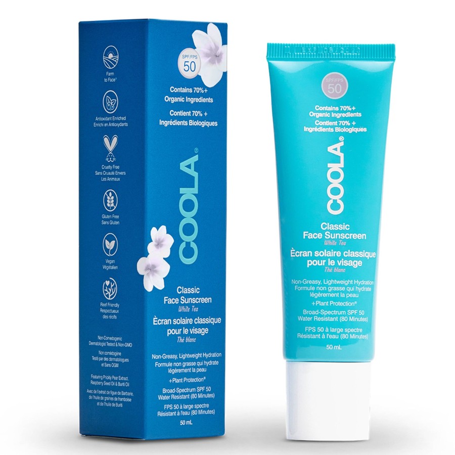 Beauty Coola Sonnenpflege | Classic Spf 50 Face Lotion White Tea