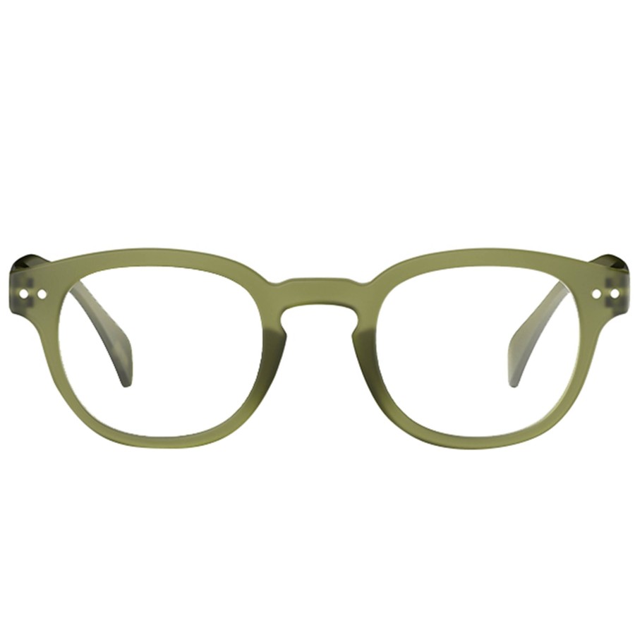 Damen Izipizi Lesebrillen | Lesebrille #C Tailor Green +1