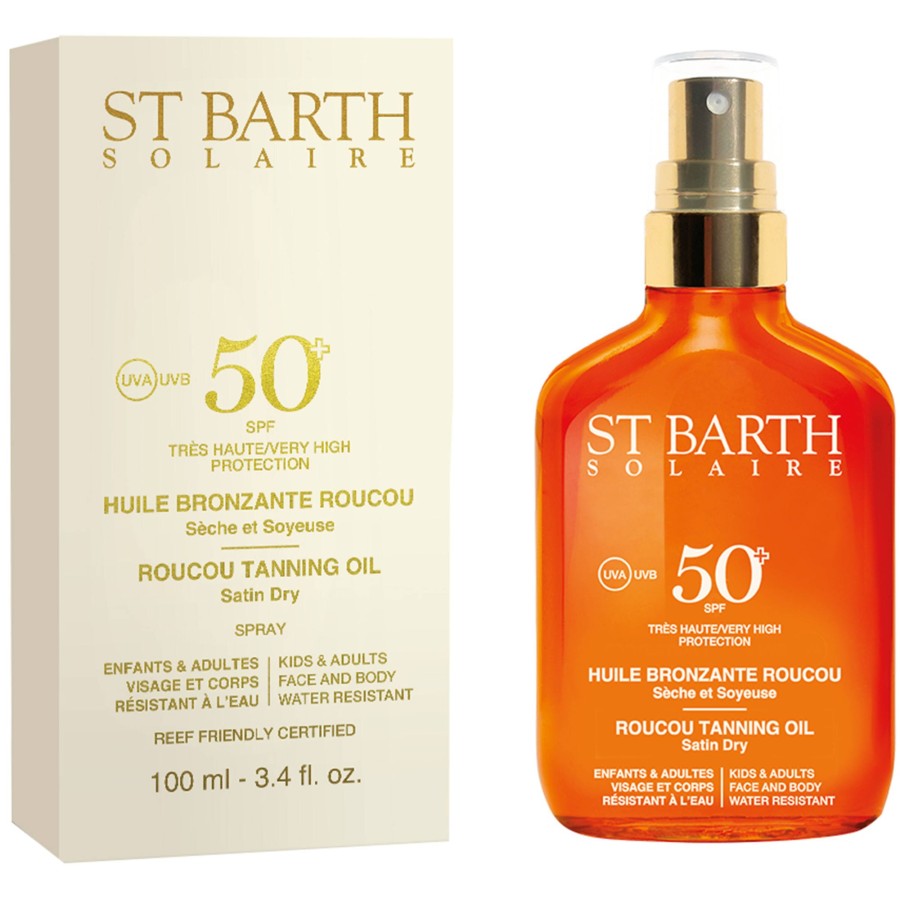 Beauty Ligne St Barth Sonnenpflege | Roucou Tanning Oil Spf 50