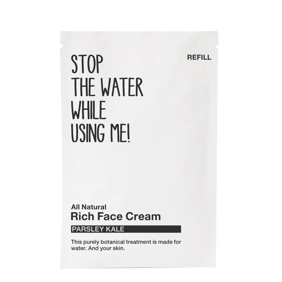 Beauty Stop The Water While Using Me! Gesichtspflege | All Natural Parsley Kale Rich Face Cream, Refill Sachet