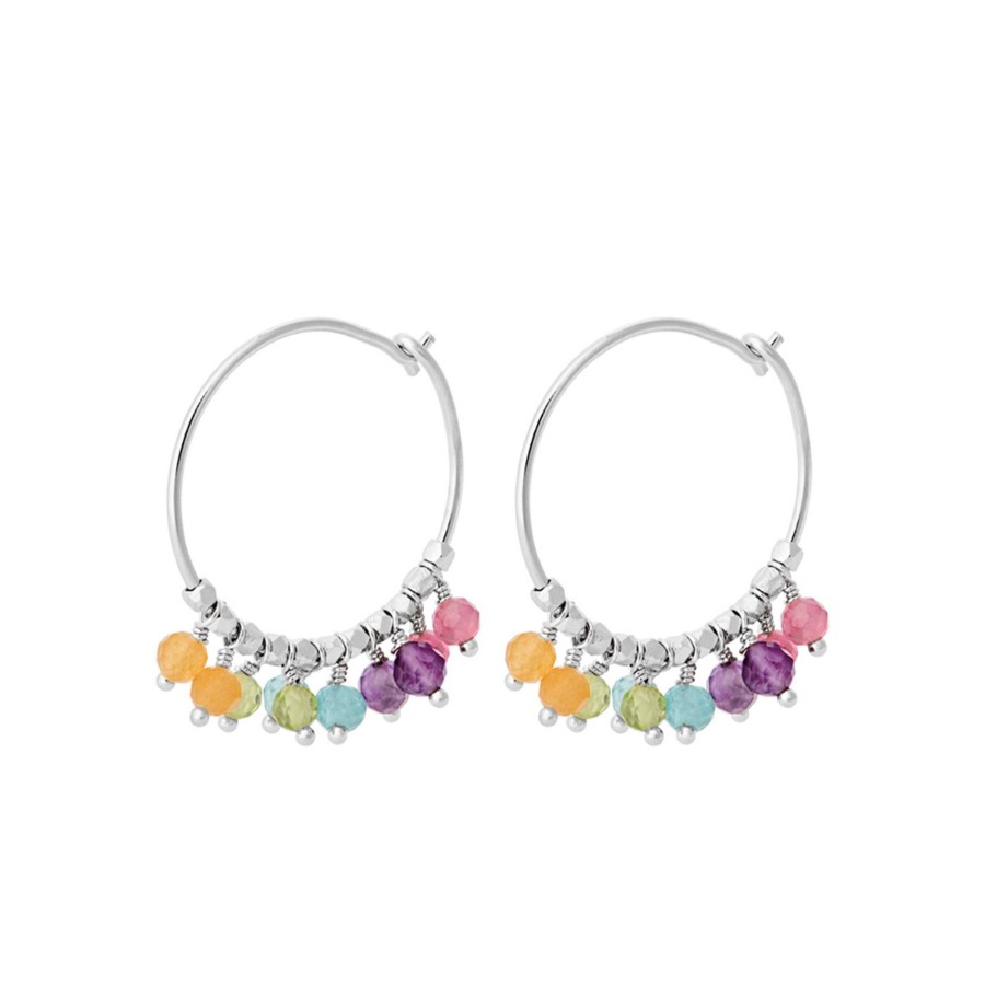 Damen Pernille Corydon Abendmode | Ohrringe Rainbow Hoops